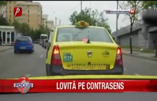 Lovita pe contrasens