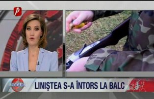Linistea s-a intors la Balc