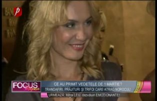Ce au primit vedetele de 1 martie? Trandafiri, prăjituri şi trifoi care atrag norocul!