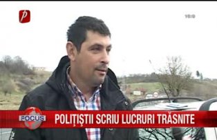 Politistii scriu lucruri trasnite