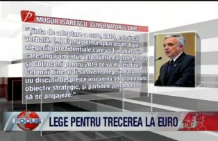 Lege pentru trecerea la euro