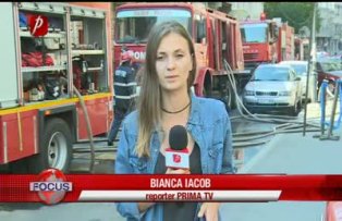 Incendiu puternic, scoala evacuata