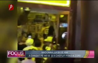 Madonna, la 58 de ani! A dansat pe mese şi a chefuit până-n zori!