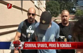 Criminal Spaniol prins în România