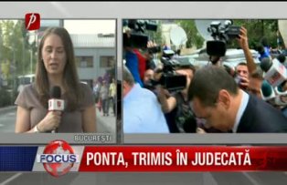 Ponta trimis în judecată