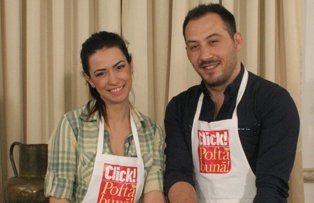 Ştefan Stan găteşte lasagna cu legume , la “Click! Poftă bună!”