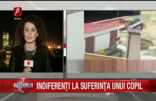 Indiferenti la suferinta unui copil