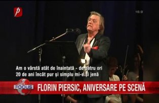 Florin Piersic aniversare pe scena