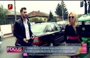 Crina MAtei, despre asa-zisa despartire