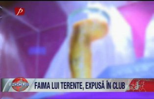 Faima lui Terente, expusa in club