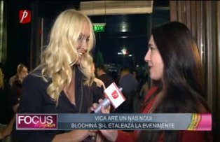 Vica are un nas nou! Blochina şi-l etalează la evenimente