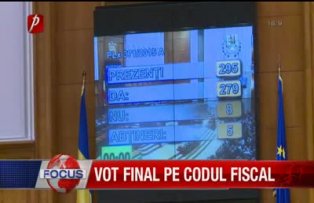 Vot final pe codul fiscal