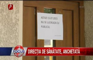 Directia de sanatate anchetata