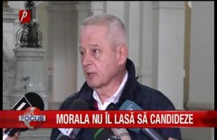 Morala nu îl lasă să candideze