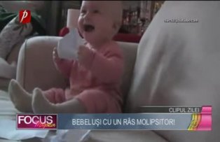 Clipul zilei: bebeluşi cu un râs molipsitor!