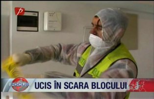 Ucis in scara blocului