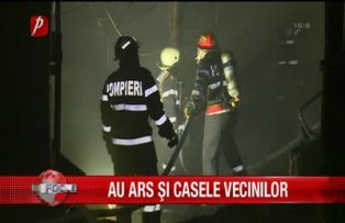 Incendiu in orasul Voluntari