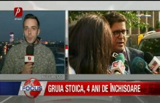 Gruia Stoica 4 ani de inchisoare