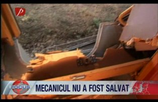 Mecanicul nu a fost salvat.