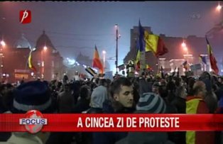 A cincea zi de proteste