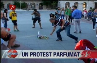 Un protest parfumat