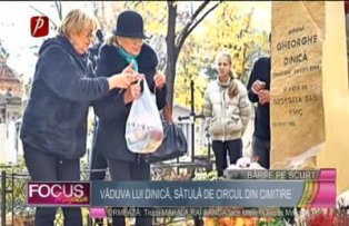 Vaduva lui Dinica, satula de circul din cimitire