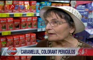 Caramelul, colorant periculos