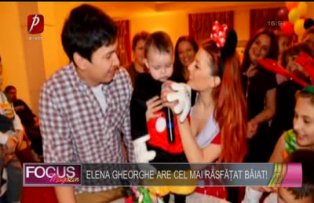 Elena Gheorghe are cel mai răsfăţat băiat!