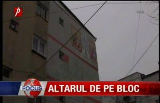 Altarul de pe bloc
