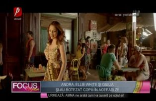 Andra, Ellie White şi Giulia şi-au botezat copiii în aceeaşi zi!