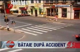 Bataie dupa accident