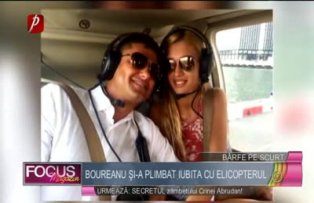 Boureanu şi-a plimbat iubita cu elicopterul