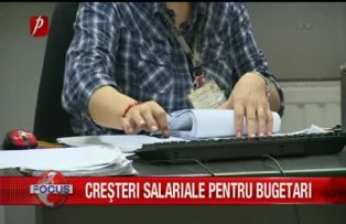 Cresteri salariale pentru bugetari