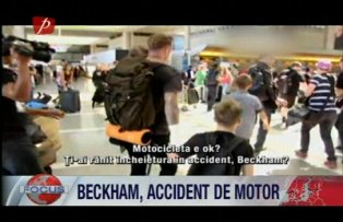 Beckahm, accident pe motor