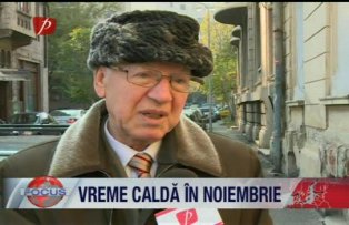 Vreme calda in Noiembrie