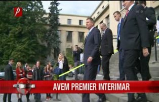 Avem premier interimar