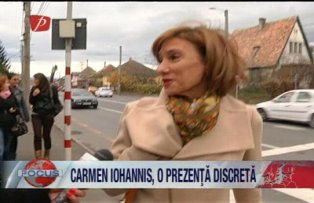 Carmen Iohannis, o prezenta discreta