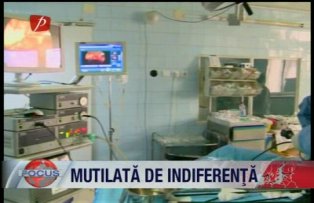 Mutilata de indiferenta