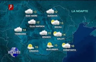 Prognoza meteo pentru sambata, 11 iunie