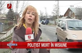 Politist mort in misiune