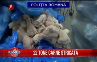 22 tone de carne stricata