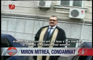 Miron Mitrea, condamnat