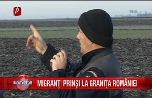 Migranti prinsi la granita Romaniei