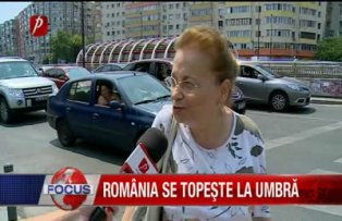 Romania se topeste la umbrela