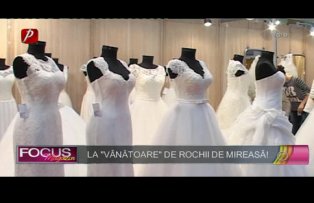 La "vânătoare" de rochii de mireasă!
