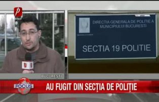 Au fugit din secţia de poliţie