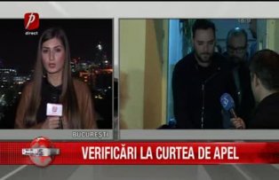 Verificari la curtea de apel