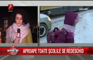 Aproape toate scolile se redeschid