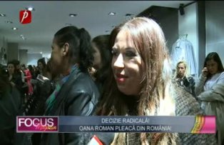 Decizie radicală! Oana Roman pleacă din România!