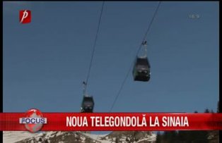 Noua telegondola la Sinaia